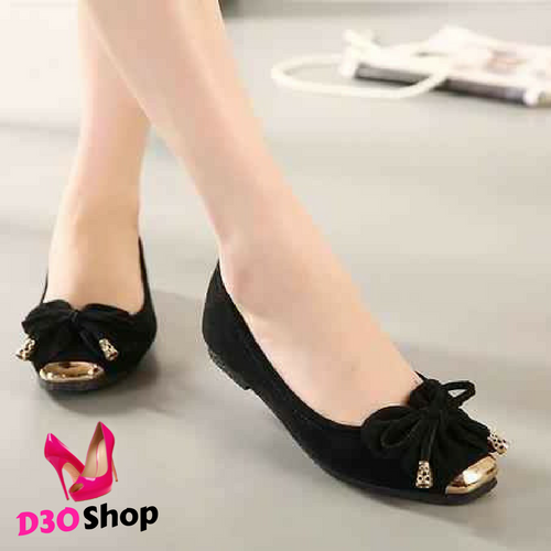 Sepatu Flat Shoes  Cewek Wanita Pita Kupu  Kupu  DS57